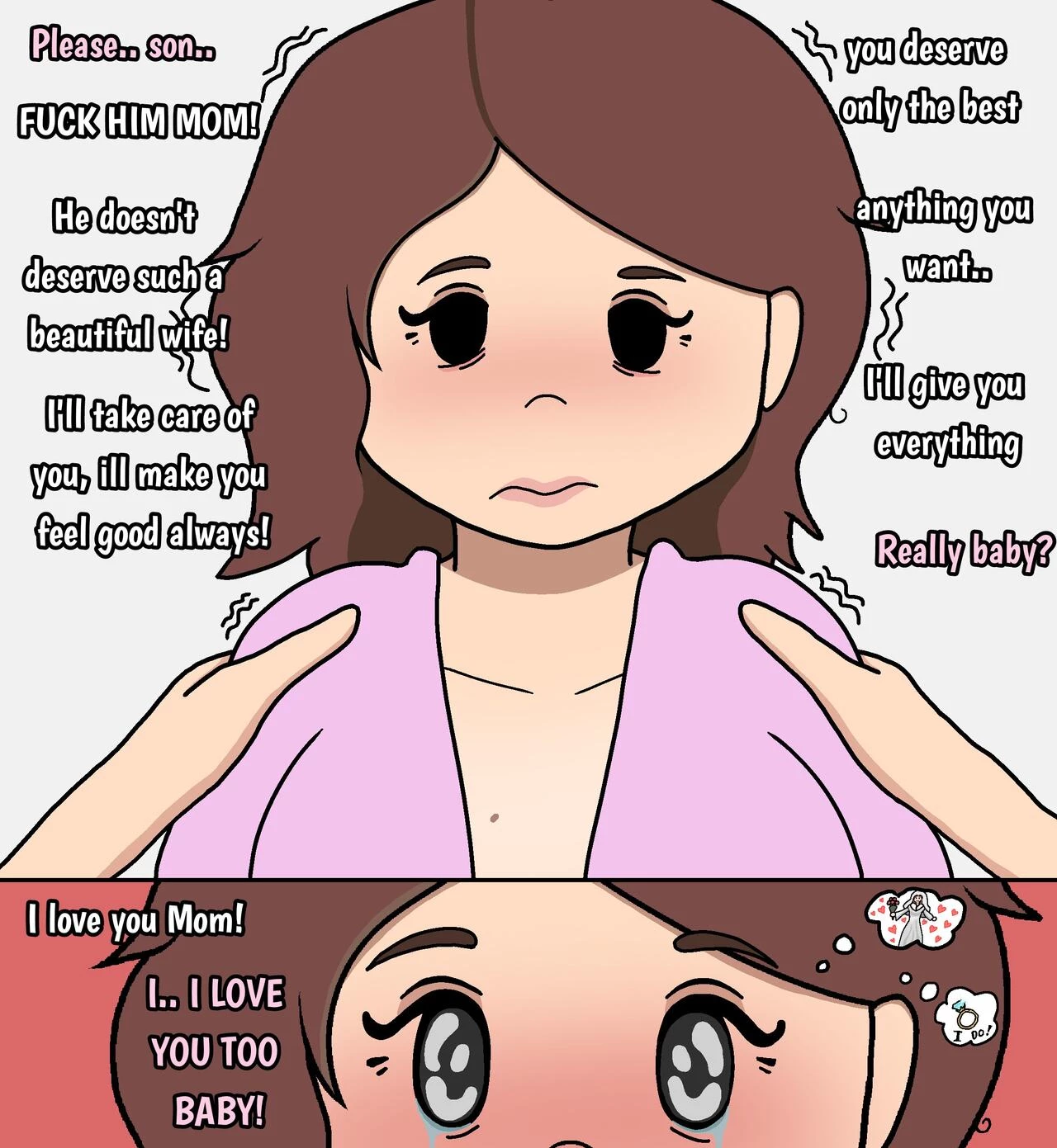 No Nut November: Mom x Son Love Story porn comic picture 26