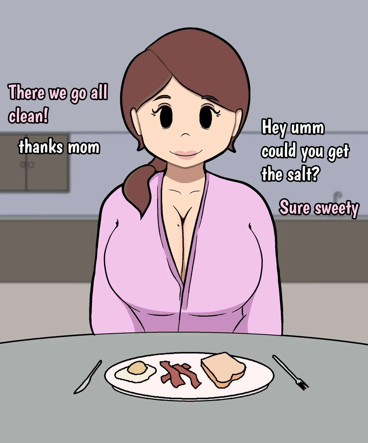 No Nut November: Mom x Son Love Story porn comic picture 6