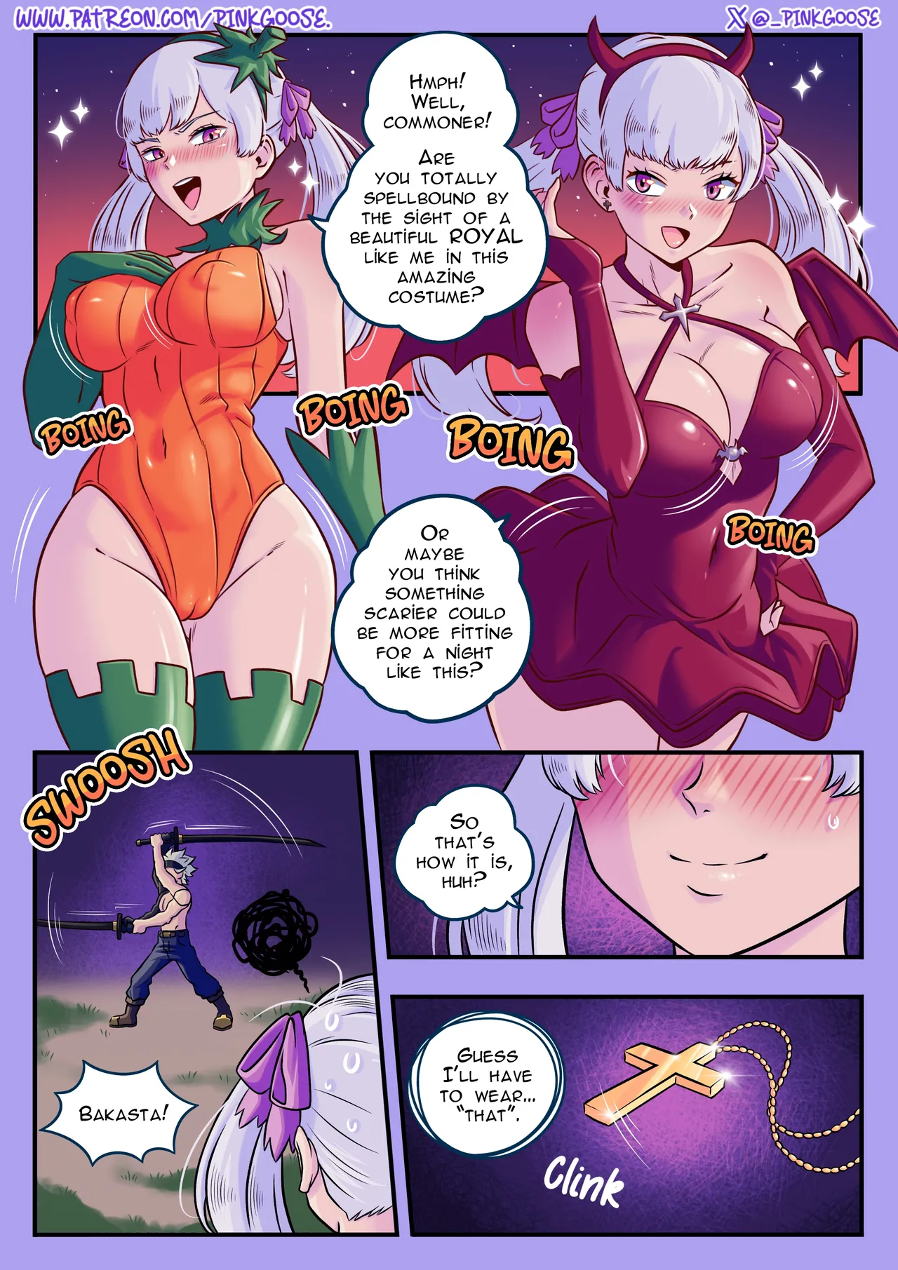Noelle x Asta x Nero porn comic picture 1