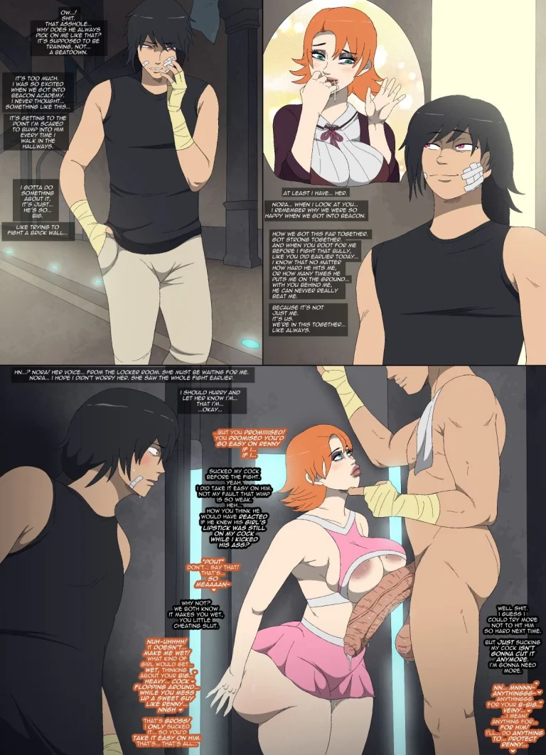 Nora and Pyrrah porn comic picture 10