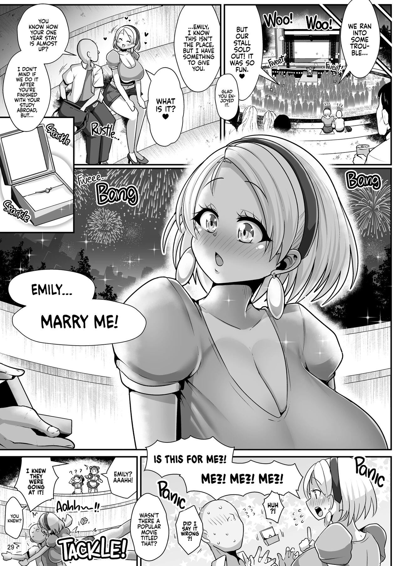 Nymphomaniac Blonde Exchange Student with Gigantic Tits Moved in Next Door!! 3 | H Daisuki Kinpatsu Hakujin Bakunyuu Ryuugakusei ga Tonari no Heya ni Hikkoshite Kita!! 3 ~ porn comic picture 31