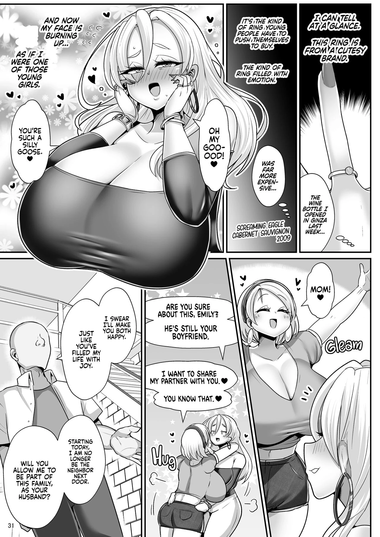 Nymphomaniac Blonde Exchange Student with Gigantic Tits Moved in Next Door!! 3 | H Daisuki Kinpatsu Hakujin Bakunyuu Ryuugakusei ga Tonari no Heya ni Hikkoshite Kita!! 3 ~ porn comic picture 33