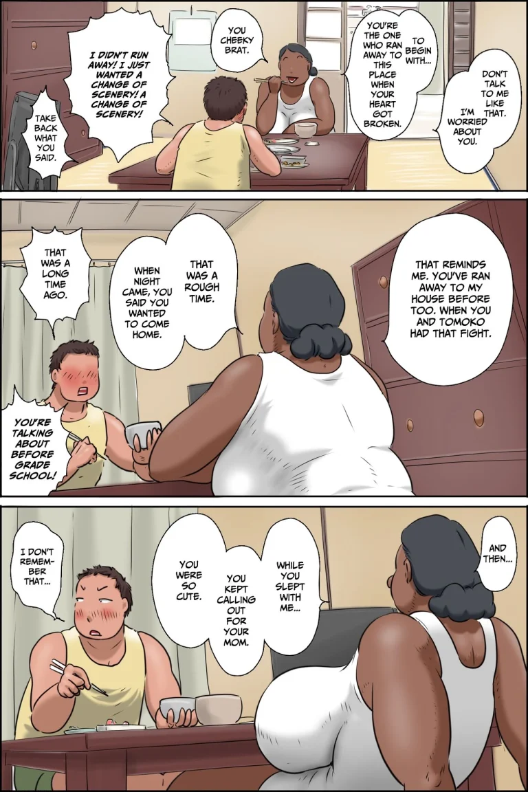 Oba-chan ni Ai ni Inaka ni Ikou! 1 and 2 porn comic picture 18