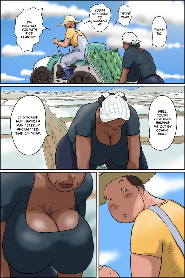 Oba-chan ni Ai ni Inaka ni Ikou! 1 and 2 porn comic picture 4