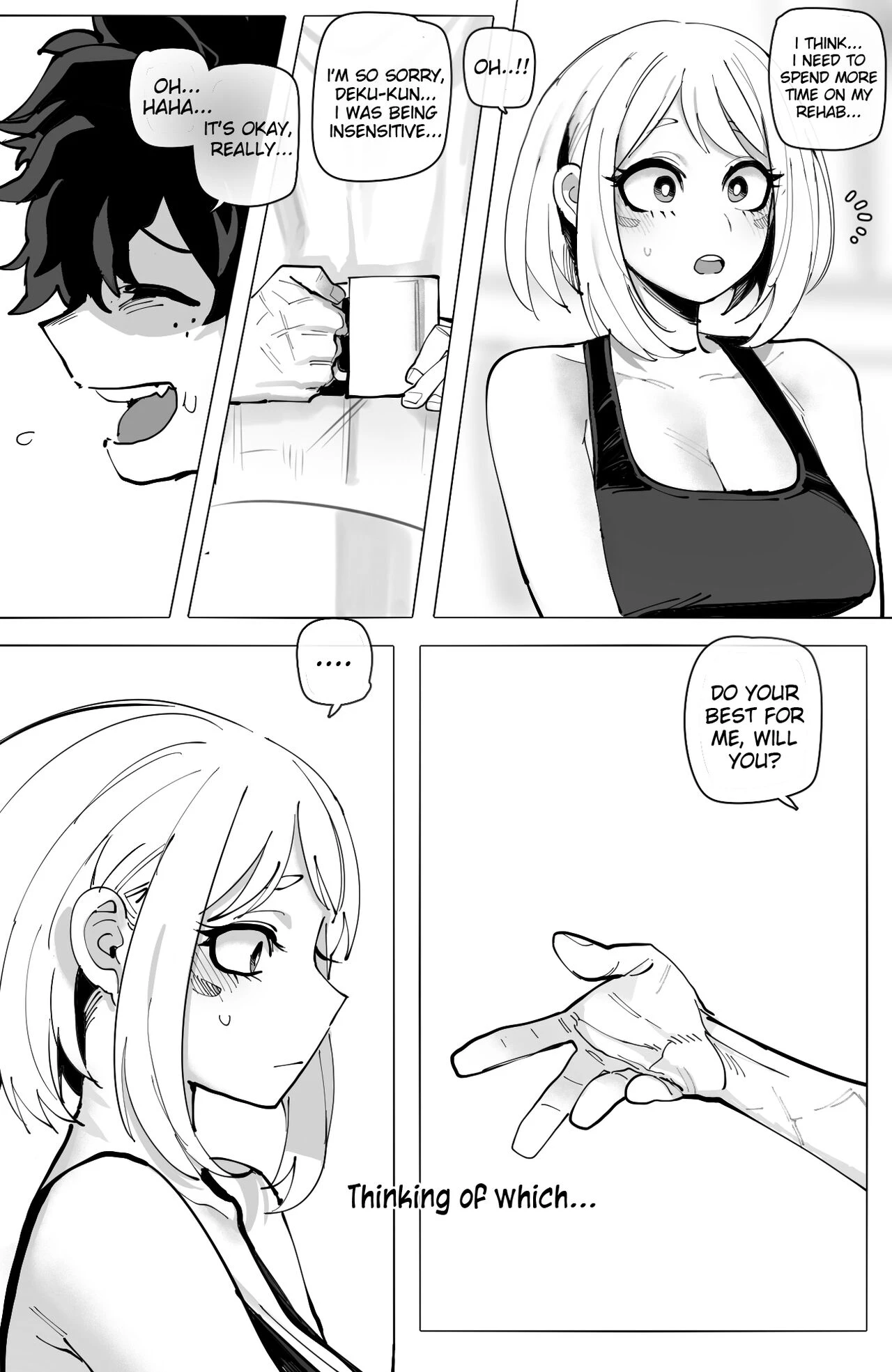 Ochaco porn comic picture 4