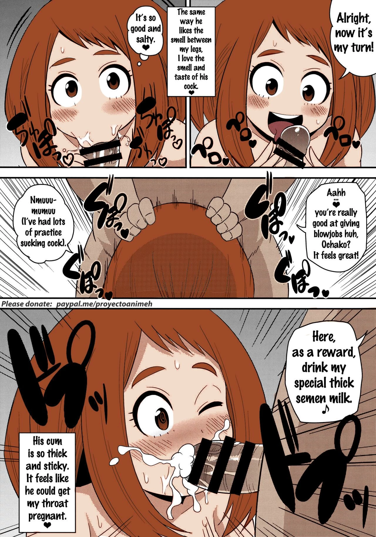 Ochako Bitch Academia porn comic picture 6