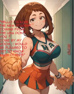 Ochako Uraraka X BBC porn comic picture 1