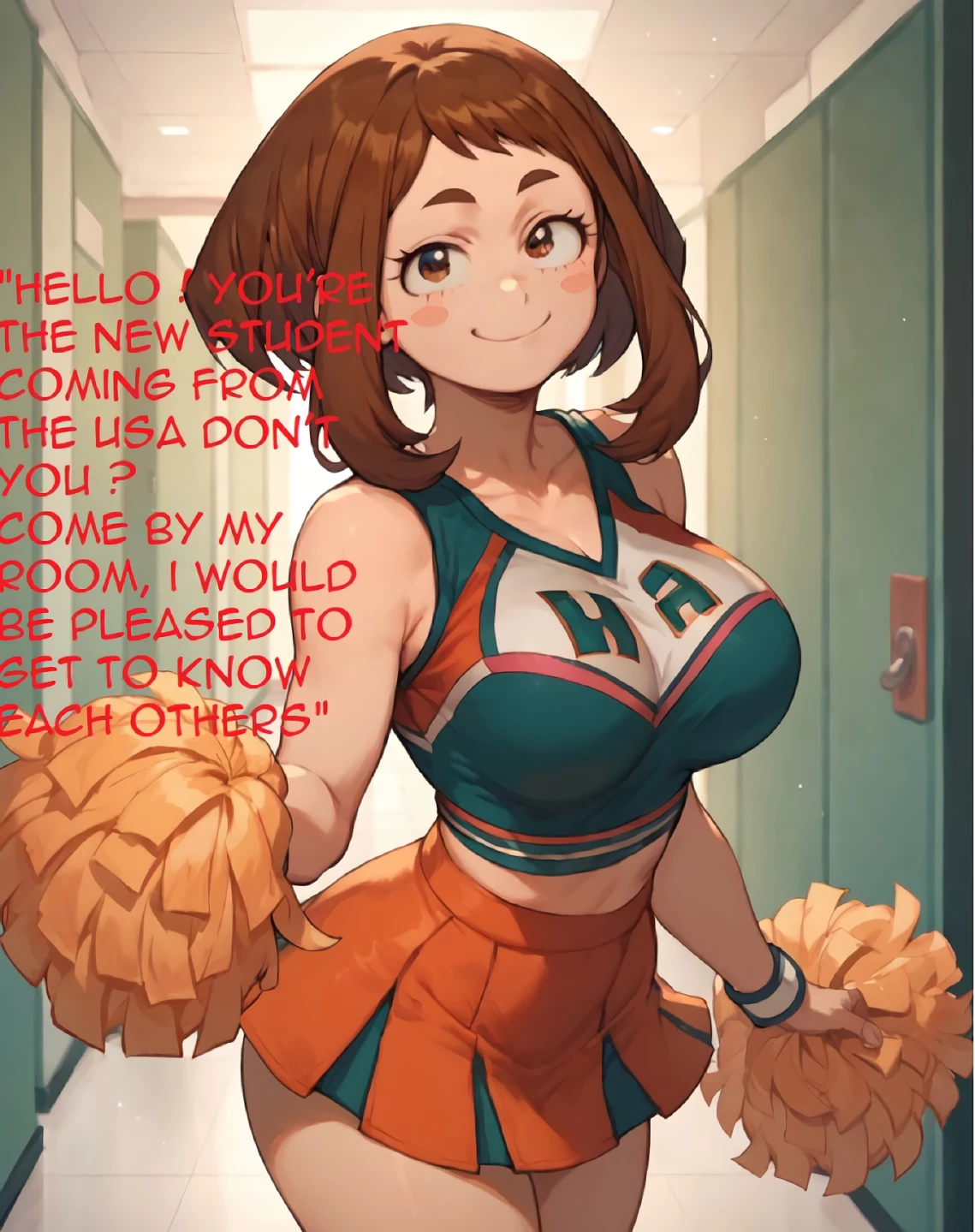 Ochako Uraraka X BBC porn comic picture 1
