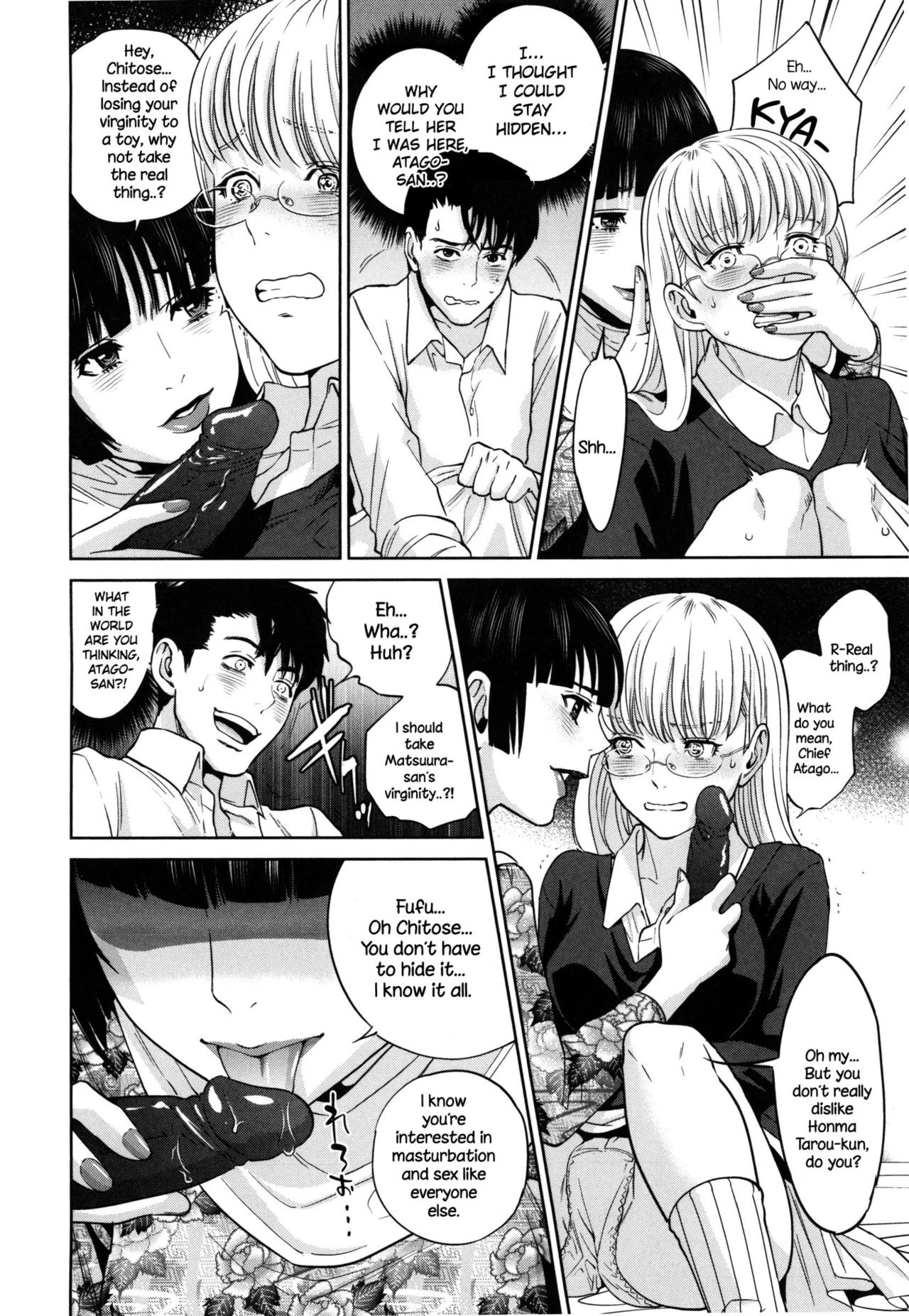 Office Love Scramble | Yuuwaku Office porn comic picture 119