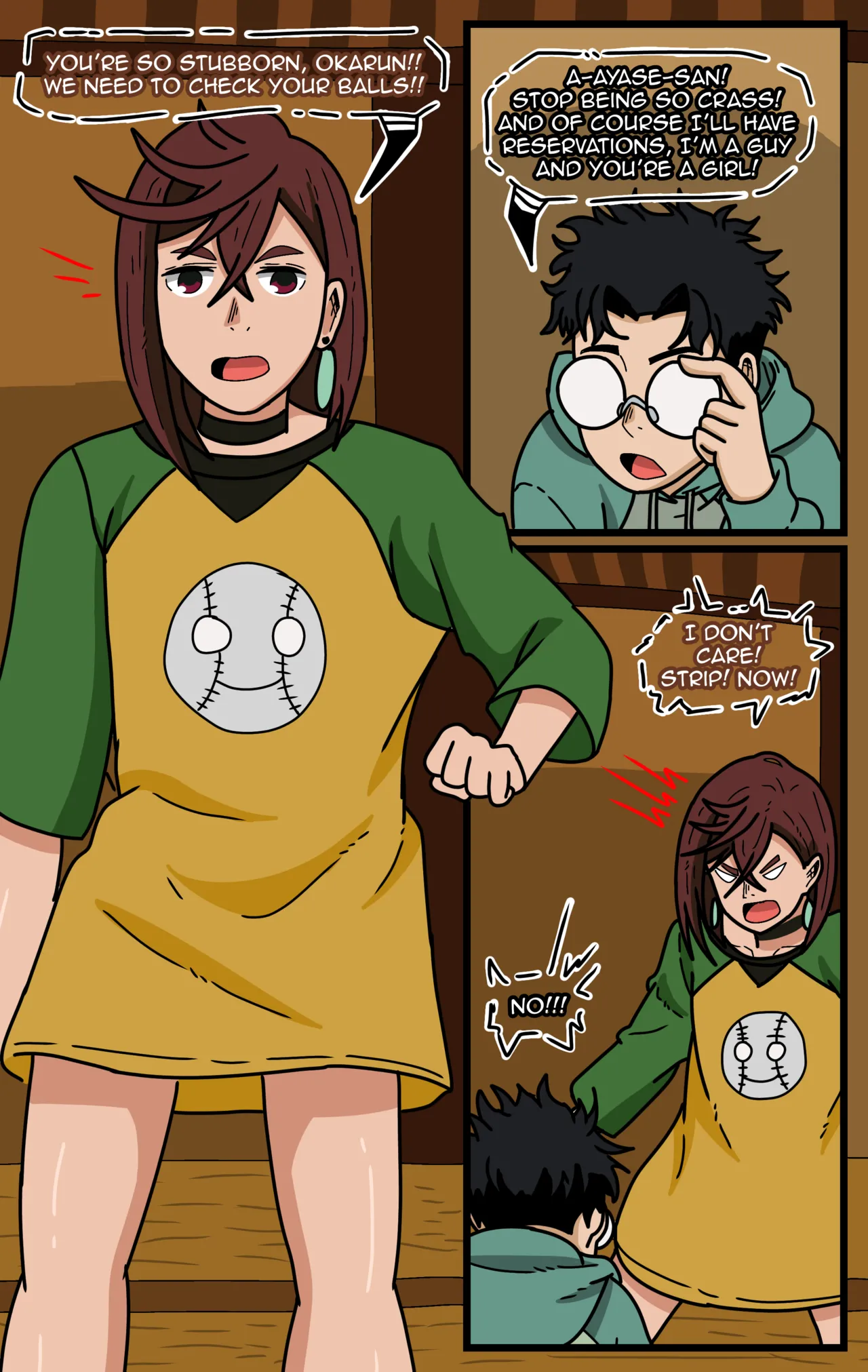 Okarun x Momo porn comic picture 1