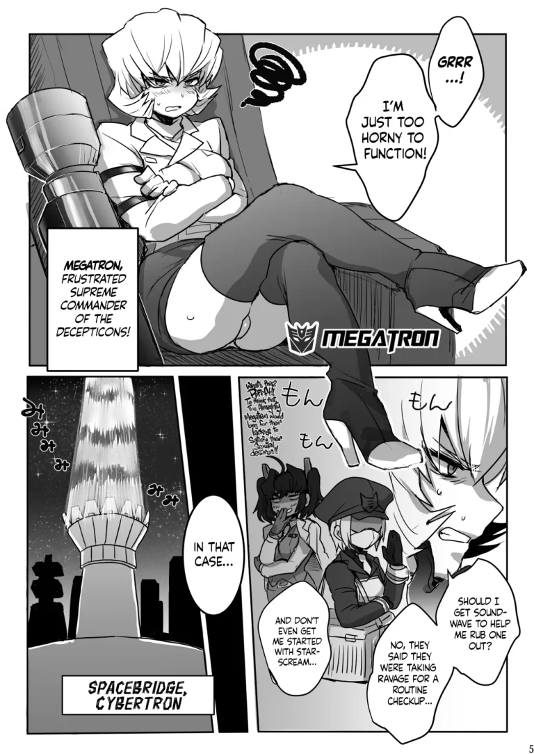 Omankoformers: Spotlight Shockwave porn comic picture 4