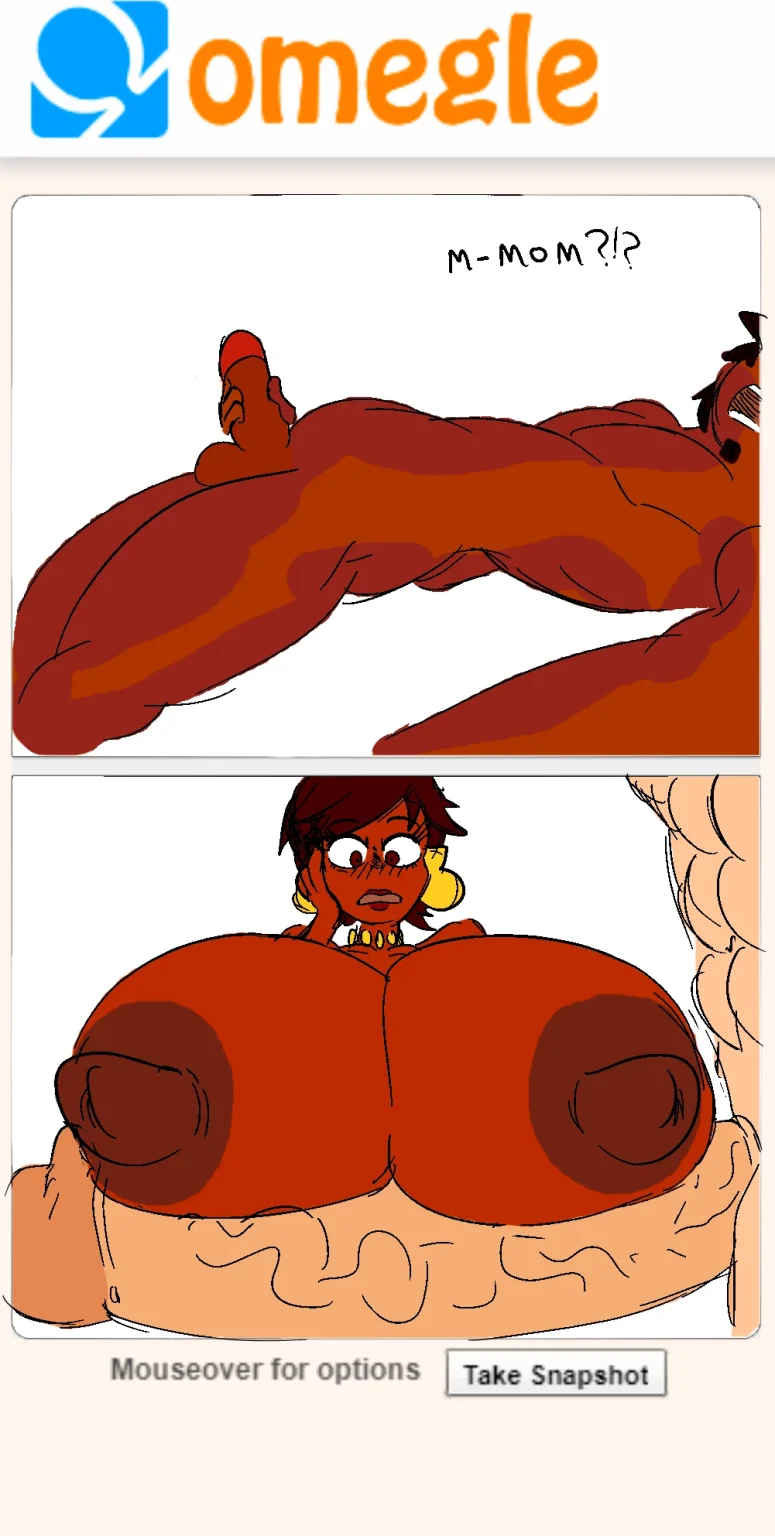 Omegle Surprise porn comic picture 1