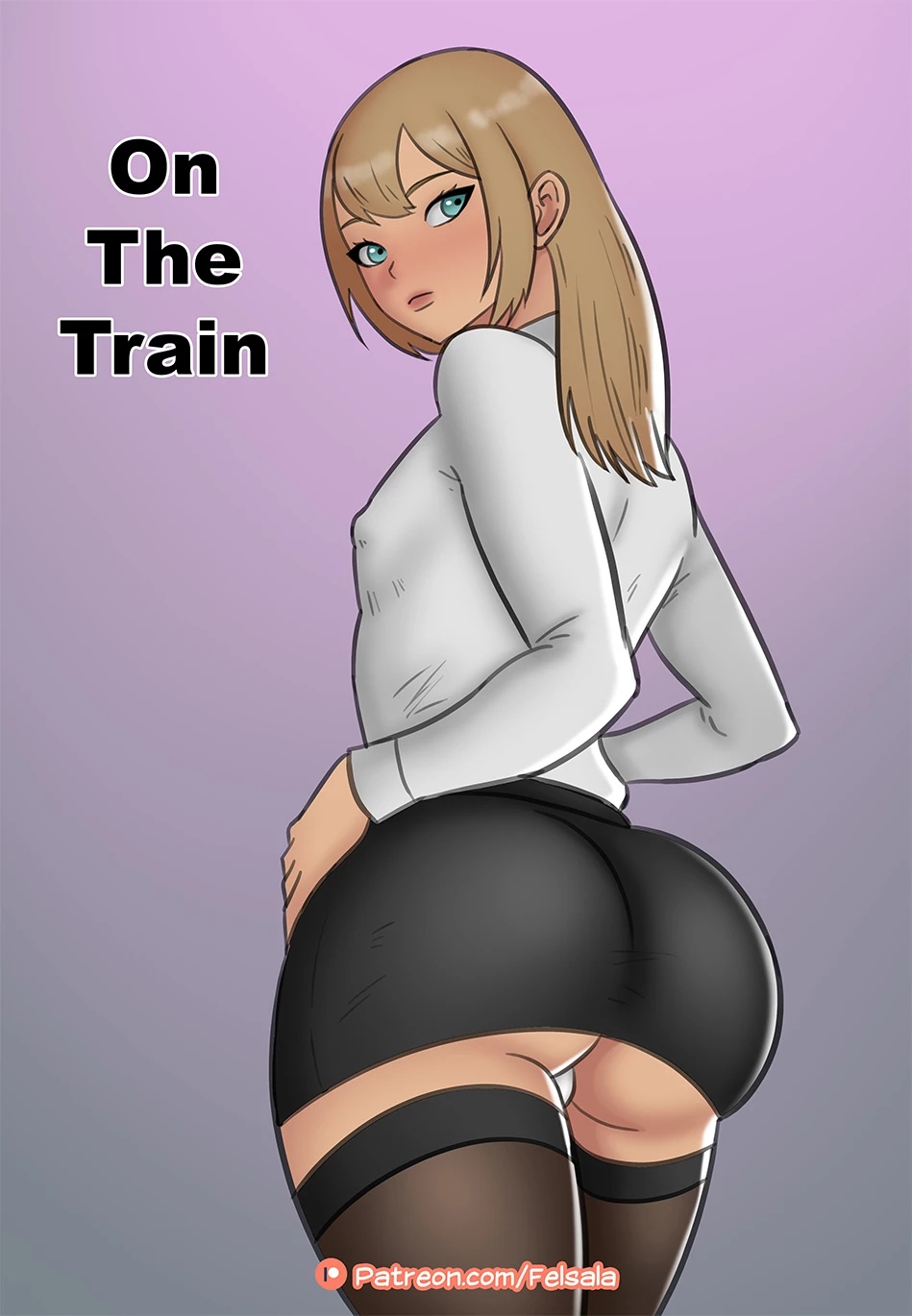 On The Train porn comic picture 1