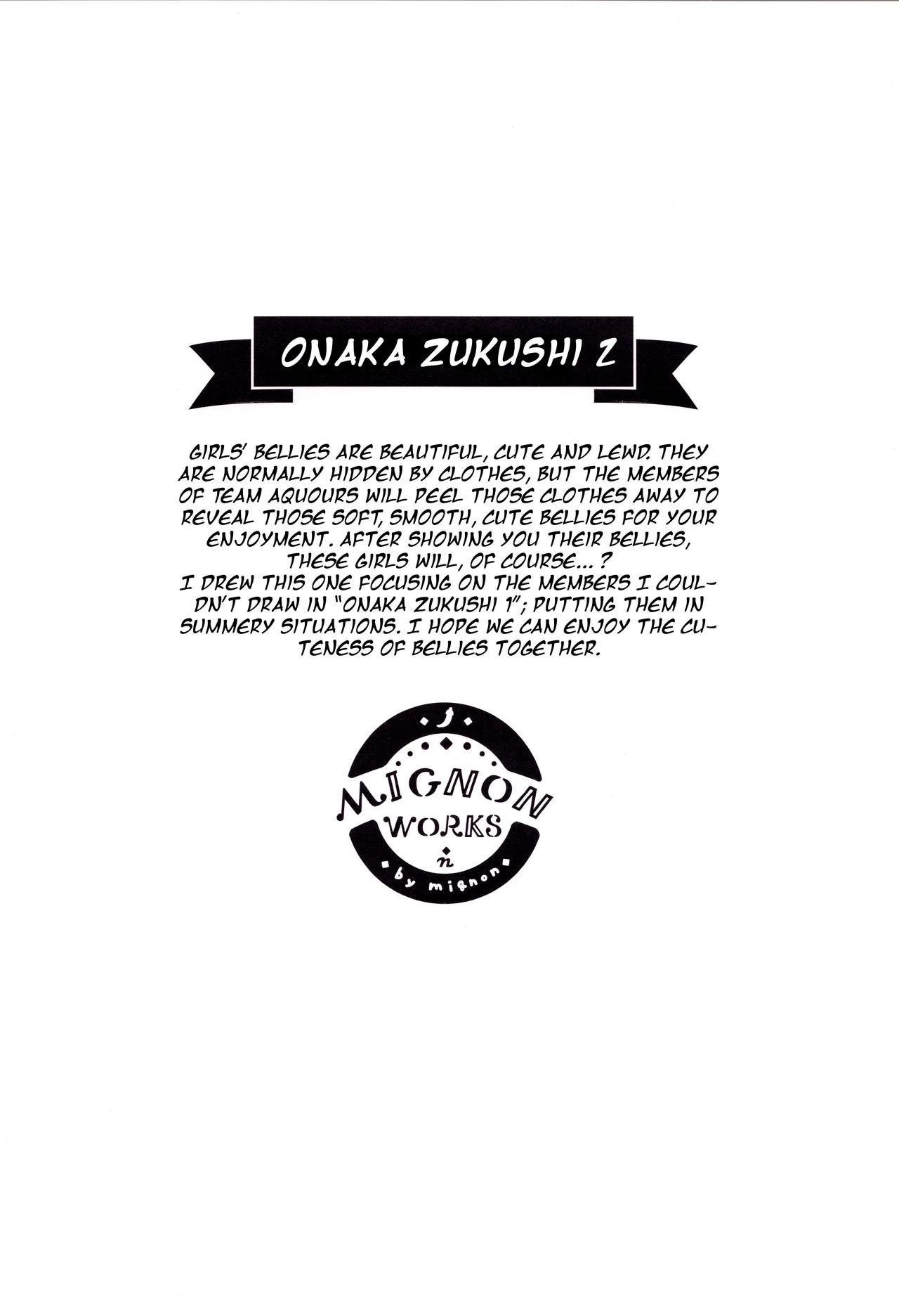 Onaka Zukushi 1+2 porn comic picture 21