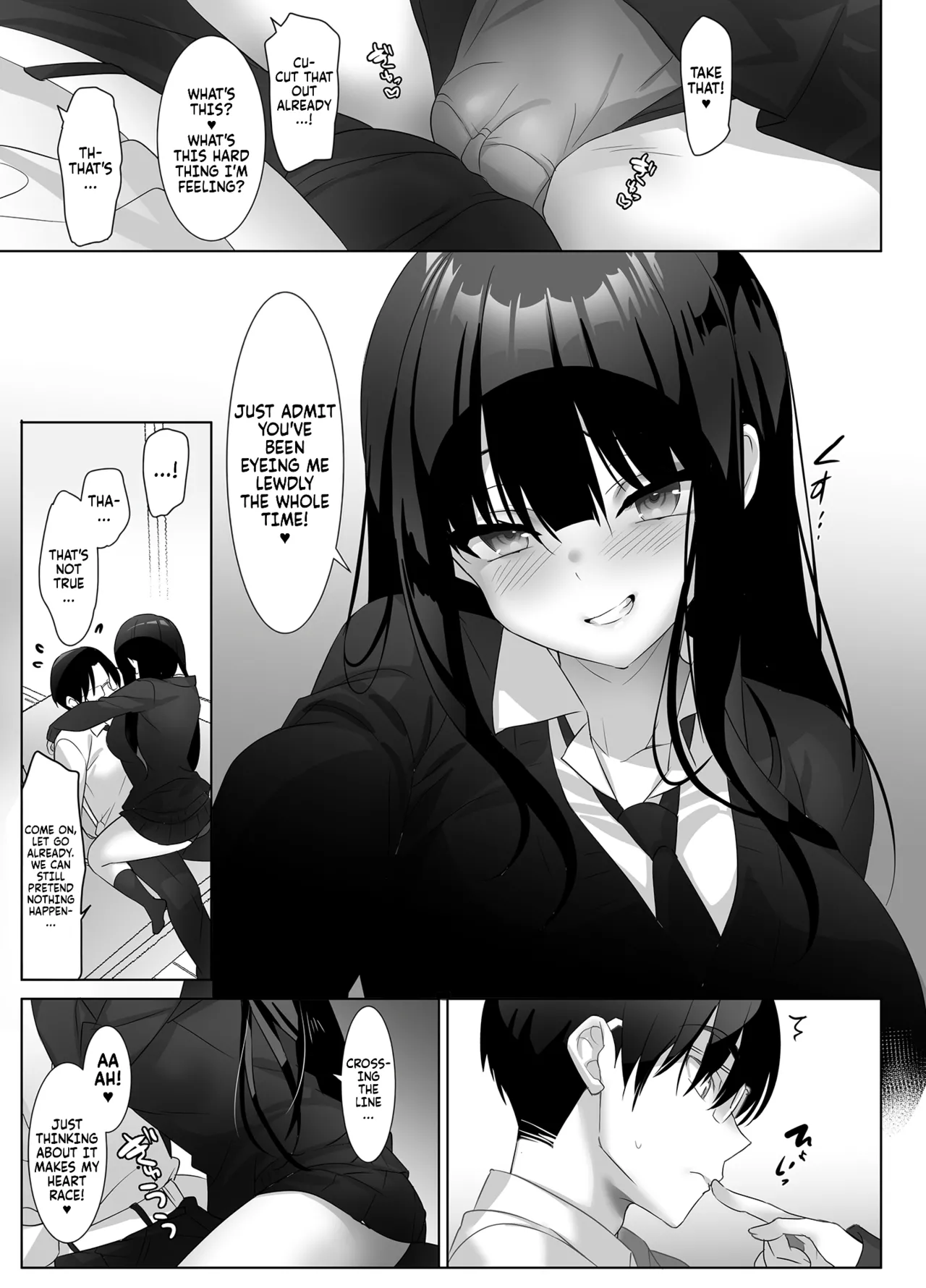 Once a big tittied High-School Girl goes all out, her Daddy can't escape! | Kyonyuu JK ga Honki o Dashitara, Papa wa Mou Nigerarenai porn comic picture 8