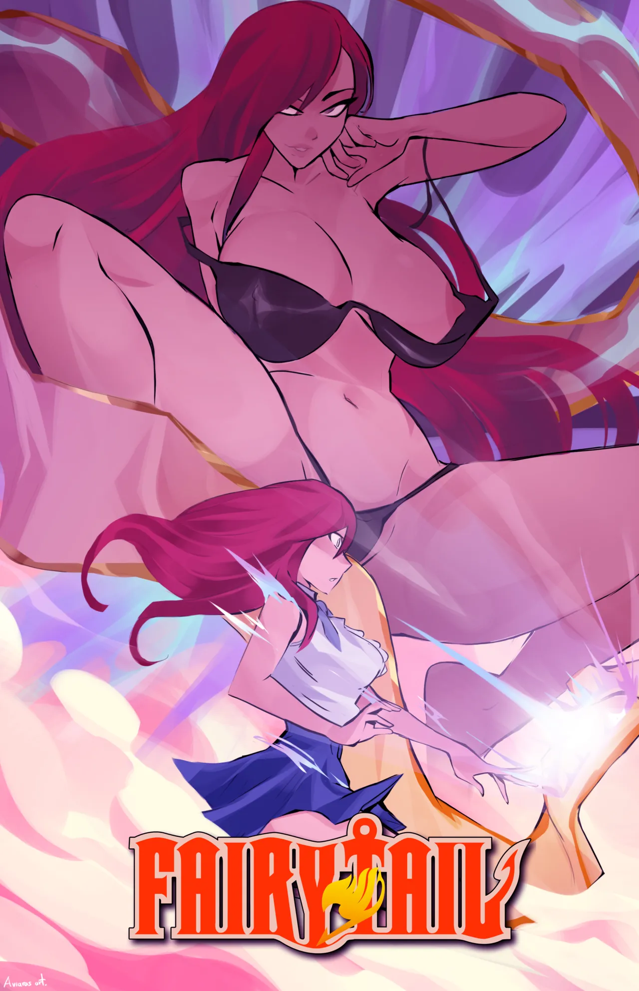 One "Happy" Erza porn comic picture 1