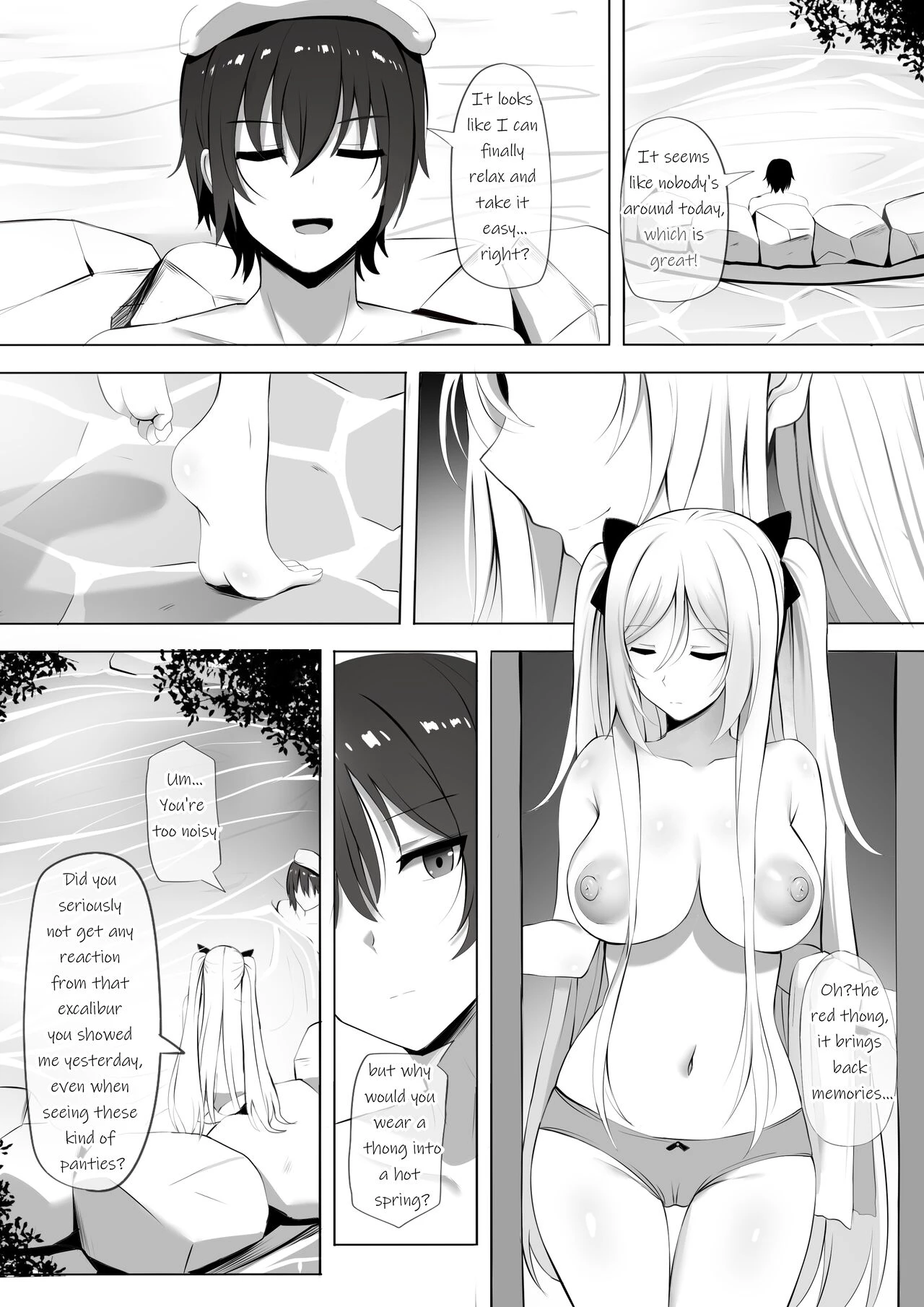 Onsen de Shadow-sama ni Naru! porn comic picture 2