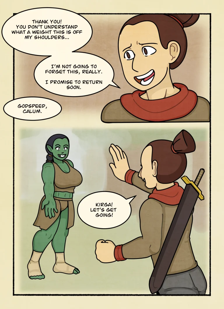 Orc Slayer 2 porn comic picture 19