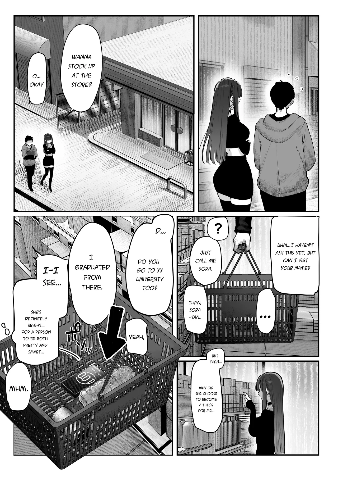 Oshiete Ageru ~Kyonyuu Bijin Onee-san to Rouninsei no Boku no OO na Ohanashi Zenpen~ porn comic picture 32