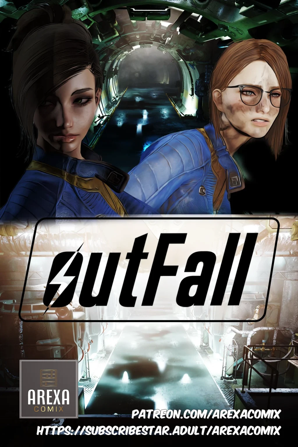 Outfall porn comic picture 1