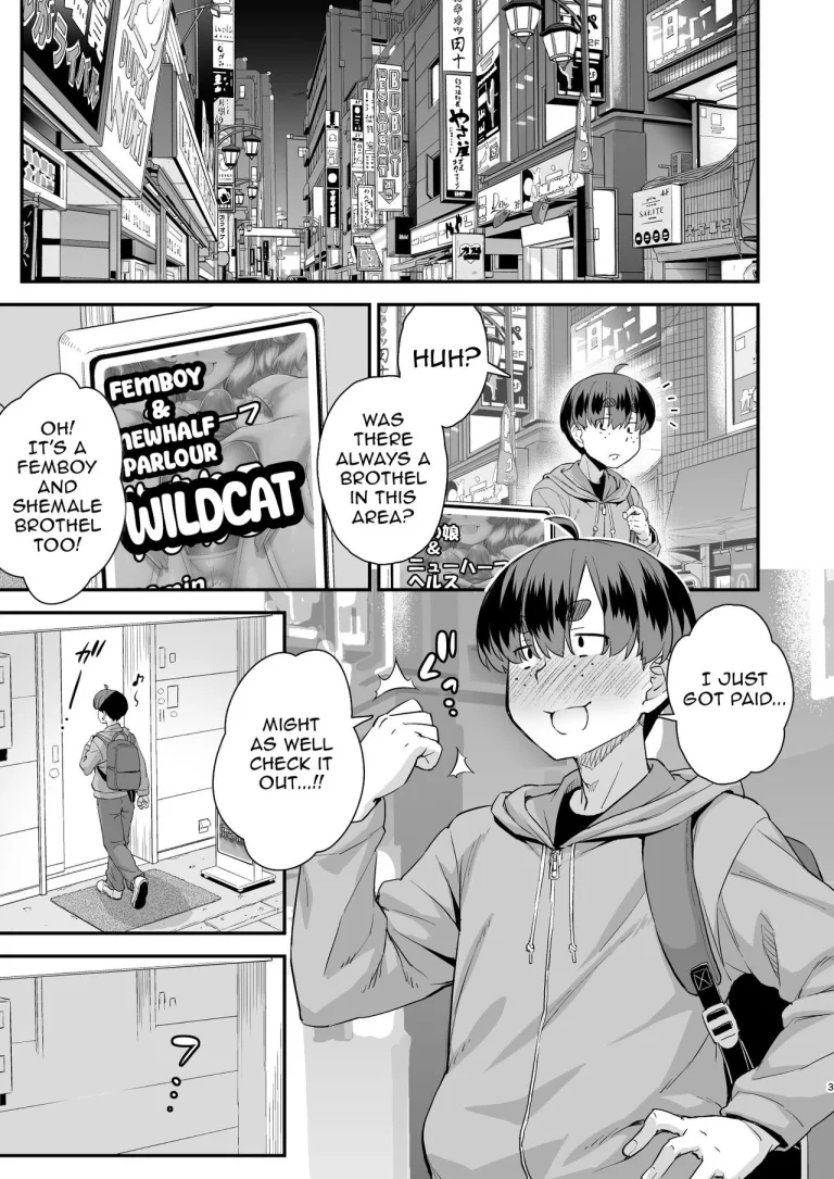 Overbooked Femboy Brothel | Chuumon no Ooi Otokonoko Fuuzokuten porn comic picture 3