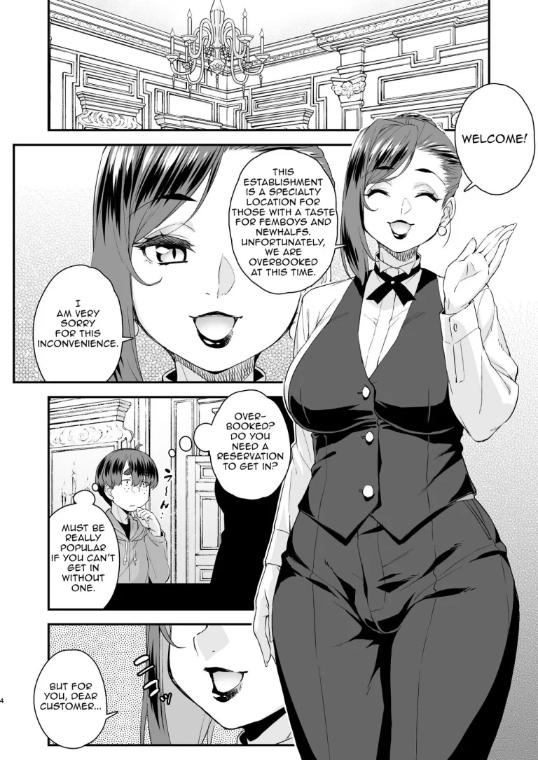 Overbooked Femboy Brothel | Chuumon no Ooi Otokonoko Fuuzokuten porn comic picture 4