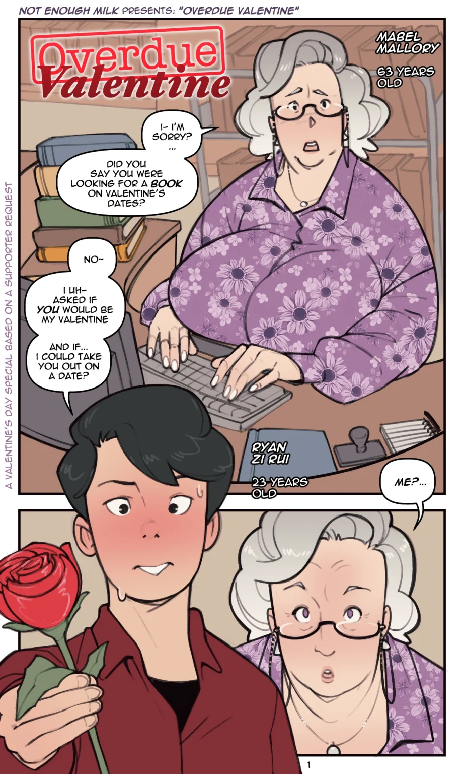 Overdue Valentine porn comic picture 1