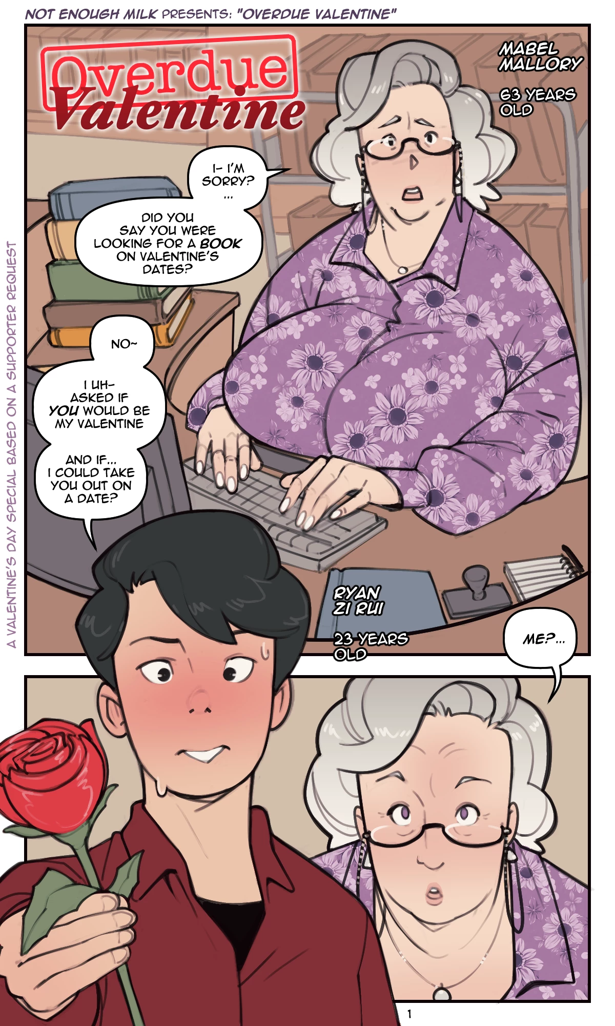 Overdue Valentine porn comic picture 1