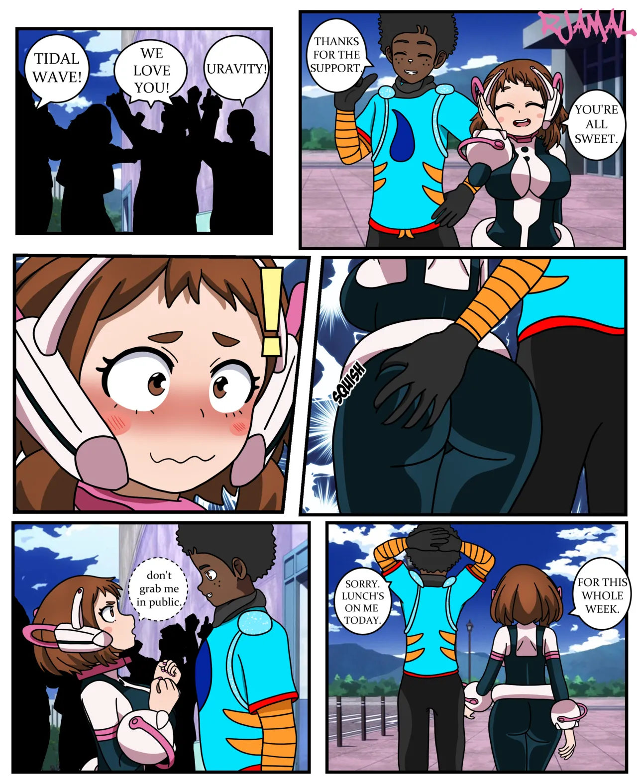 Overnight Stay with Uravity porn comic picture 3