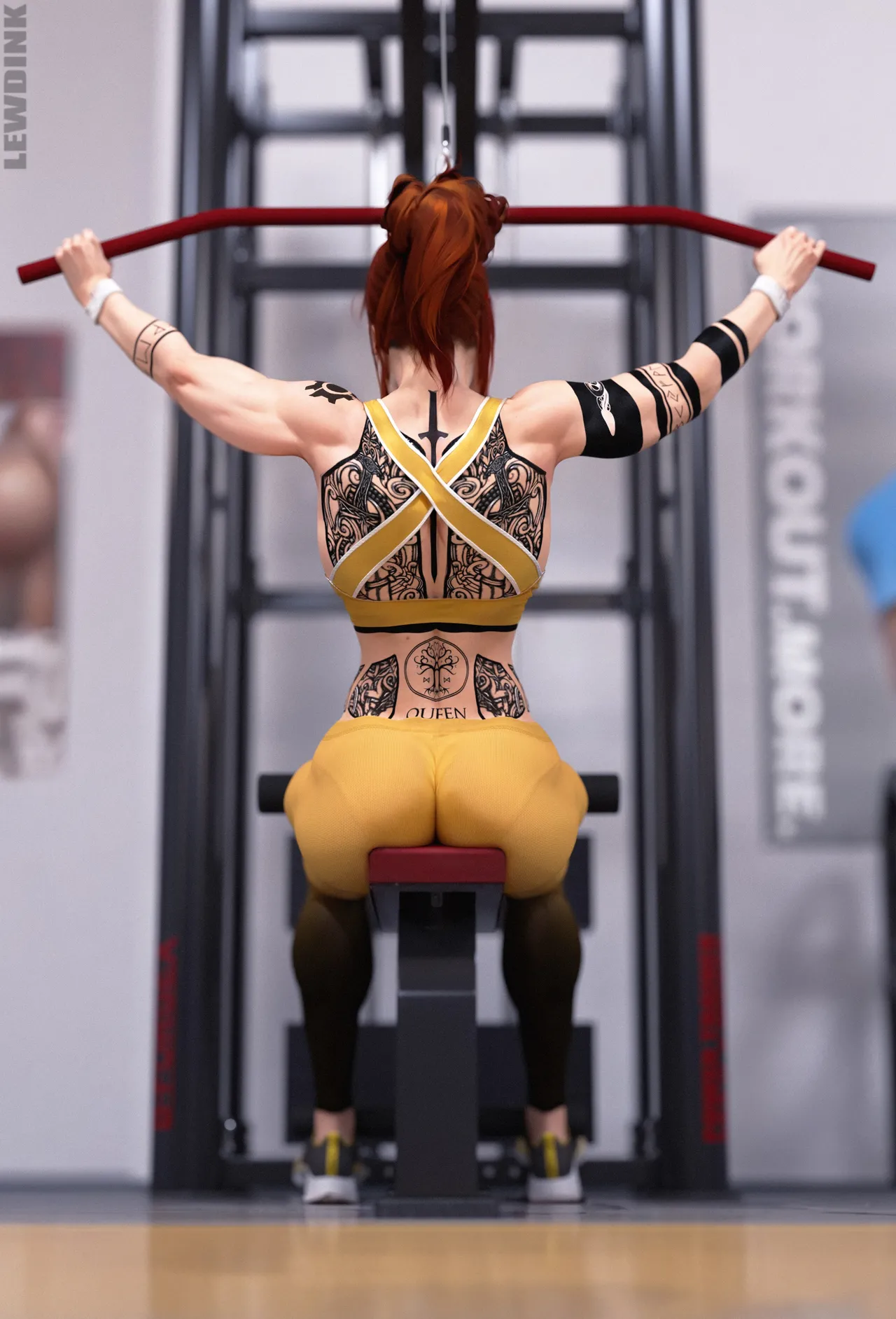 OverWhore: Brigitte - Gym Slut porn comic picture 4