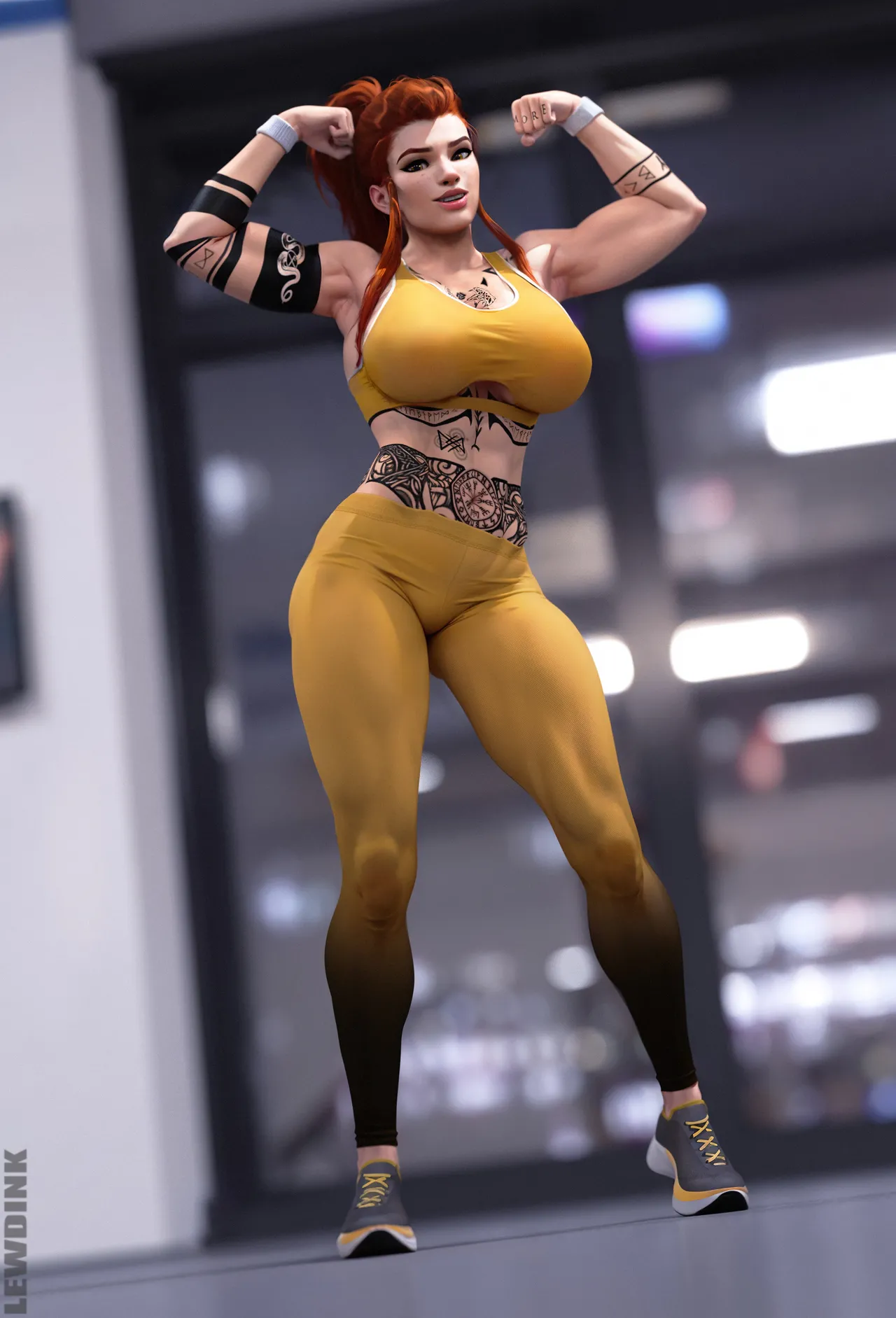 OverWhore: Brigitte - Gym Slut porn comic picture 8