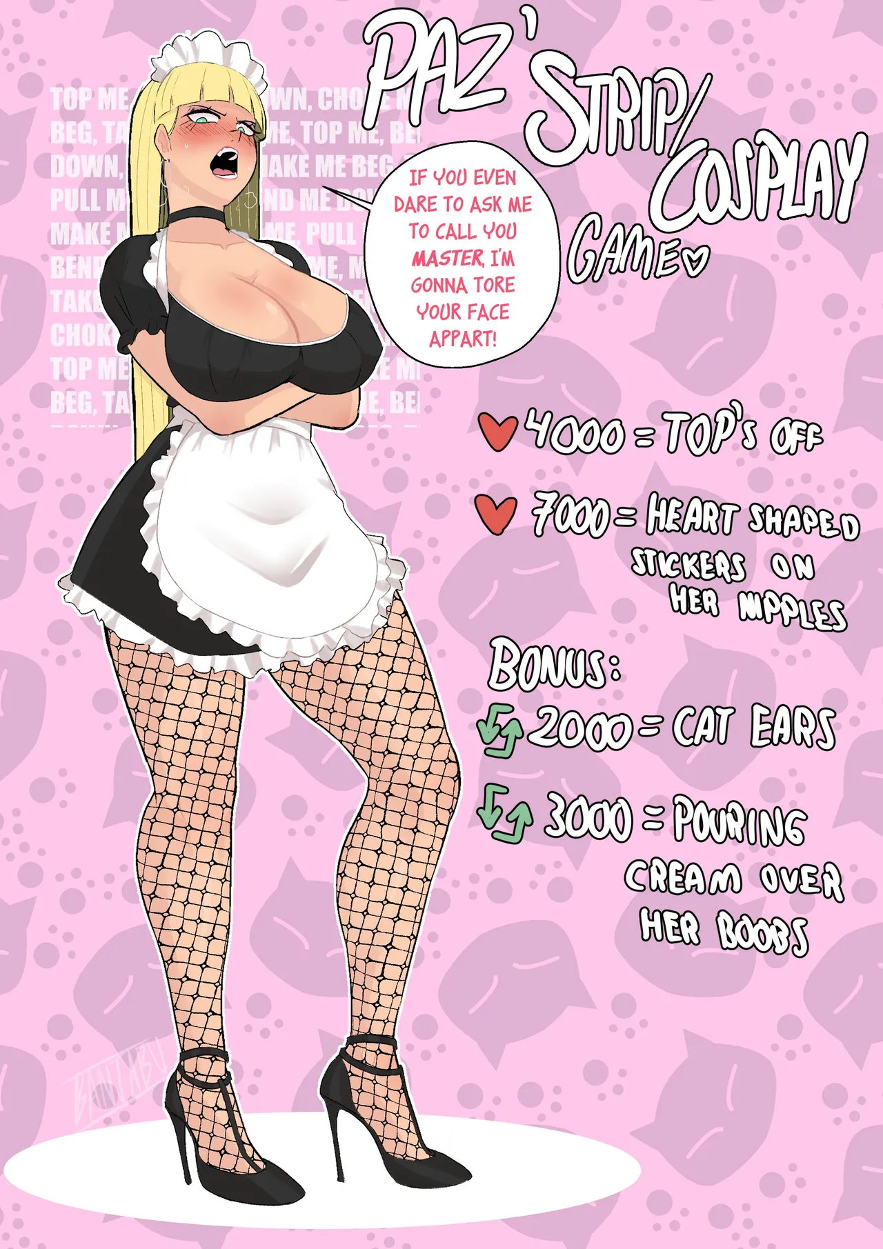 Pacifica's Strip/Cosplay Game porn comic picture 1