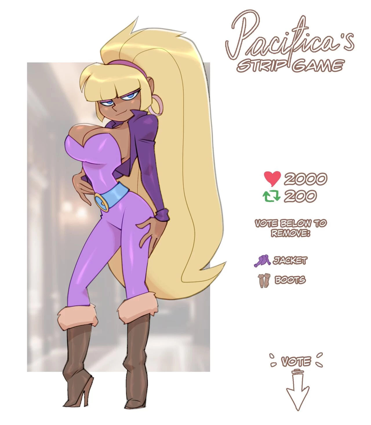 Pacifica's Stripgame porn comic picture 1