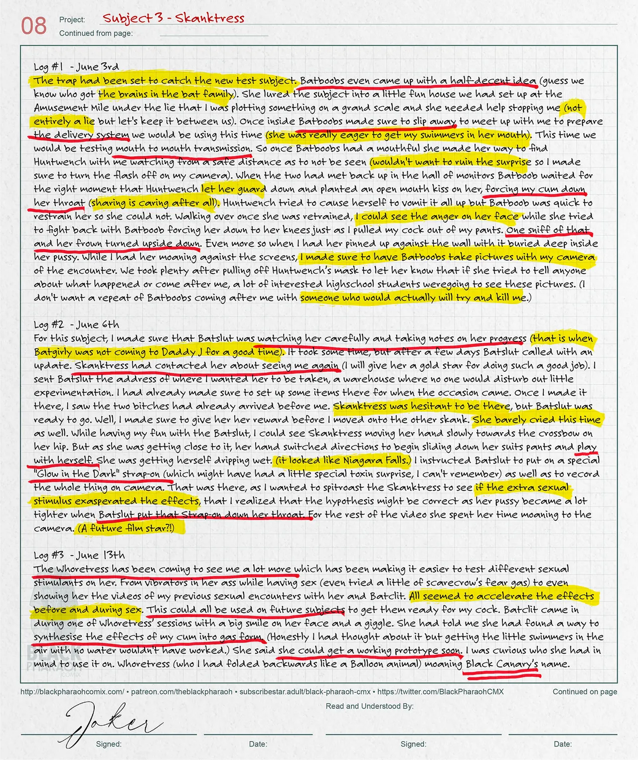 Pages of Mad Obsession porn comic picture 10