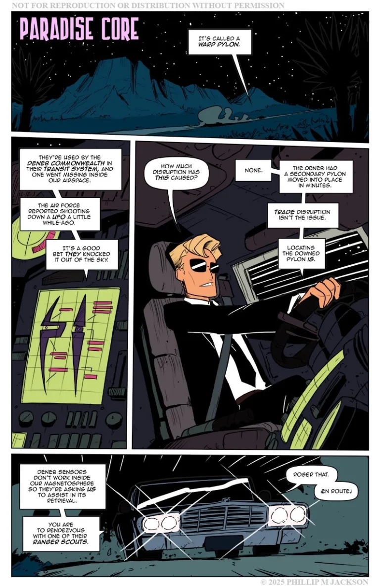 Paradise Core porn comic picture 1