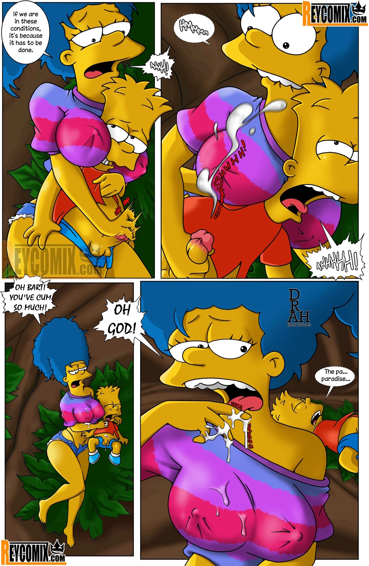 Paradise porn comic picture 16