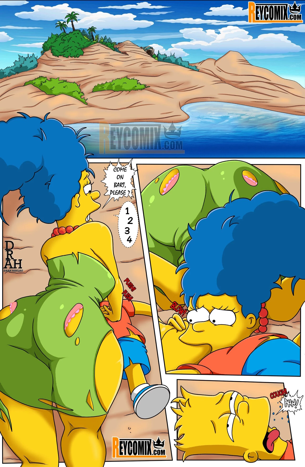 Paradise porn comic picture 2
