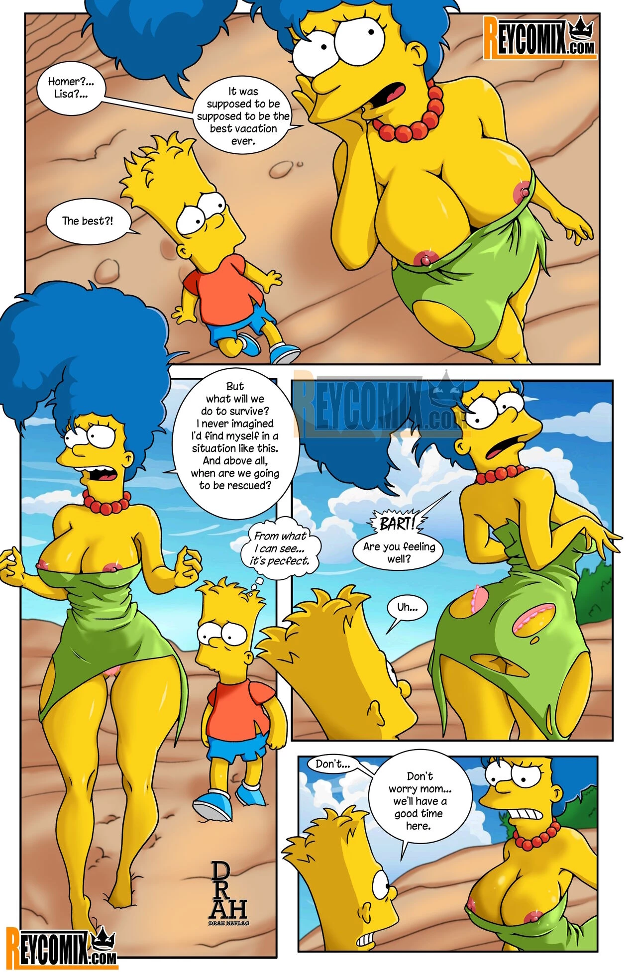 Paradise porn comic picture 5