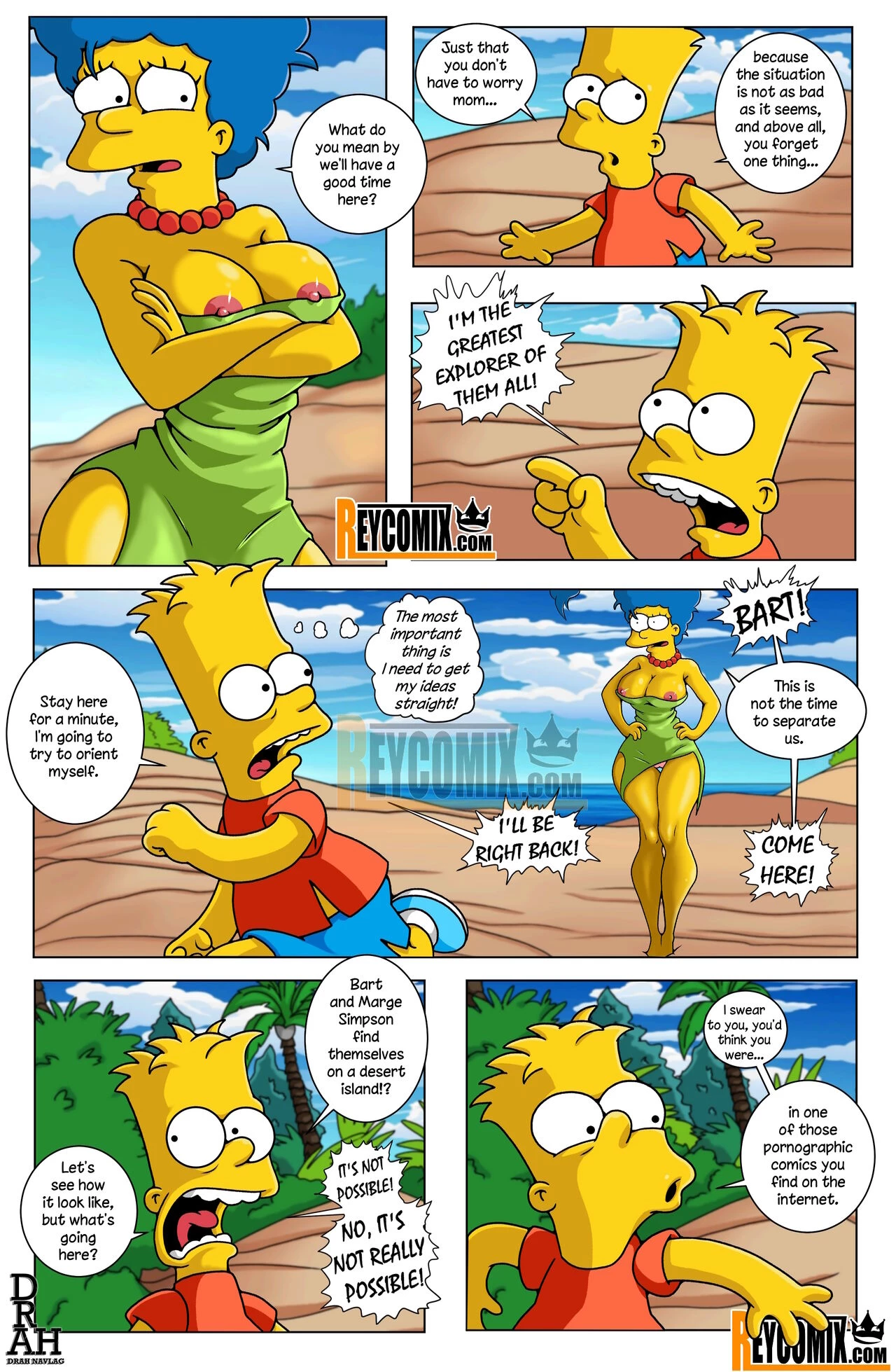 Paradise porn comic picture 6