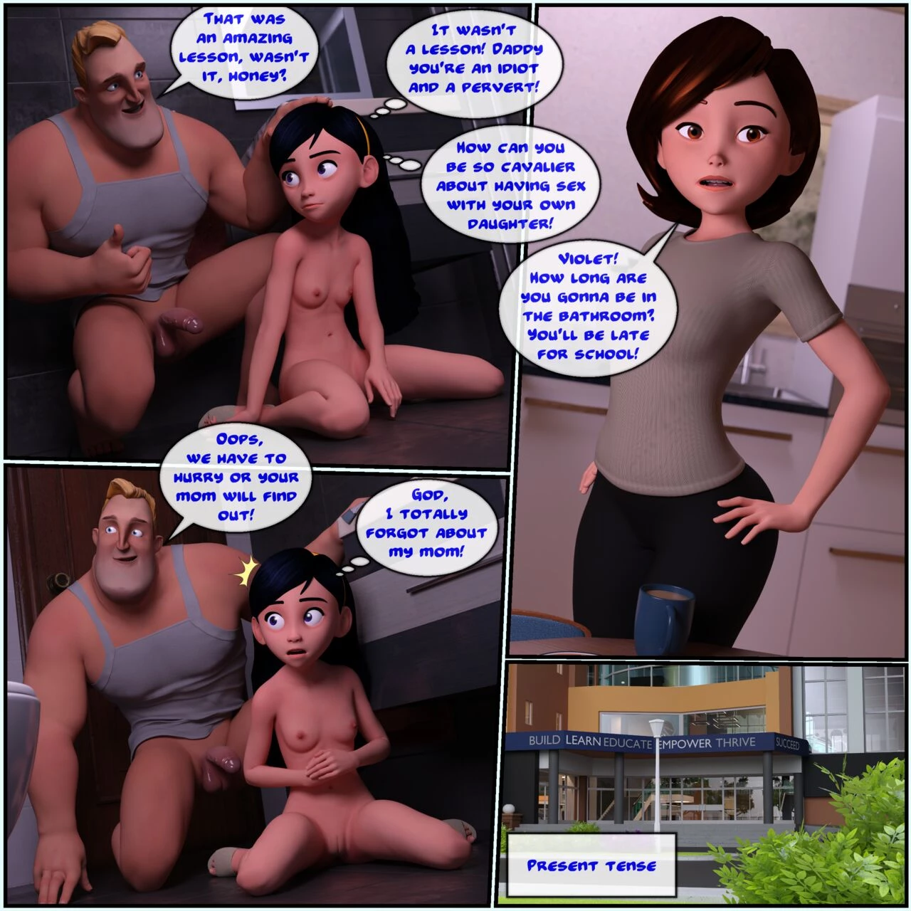 Parr Family Secrets 3 porn comic picture 26