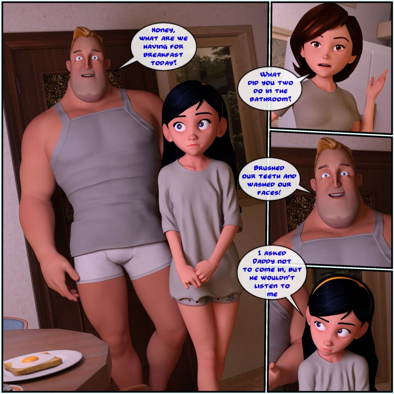Parr Family Secrets 3 porn comic picture 3