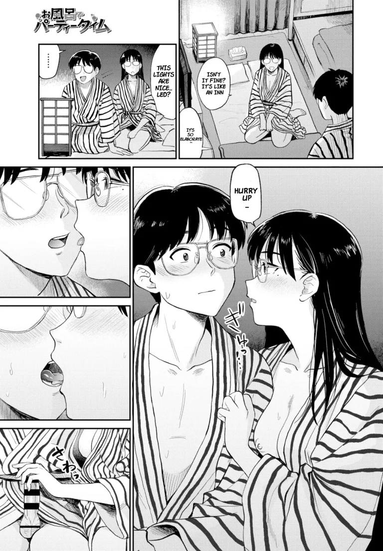 Party time in the bath | Ofuro de Party Time porn comic picture 13