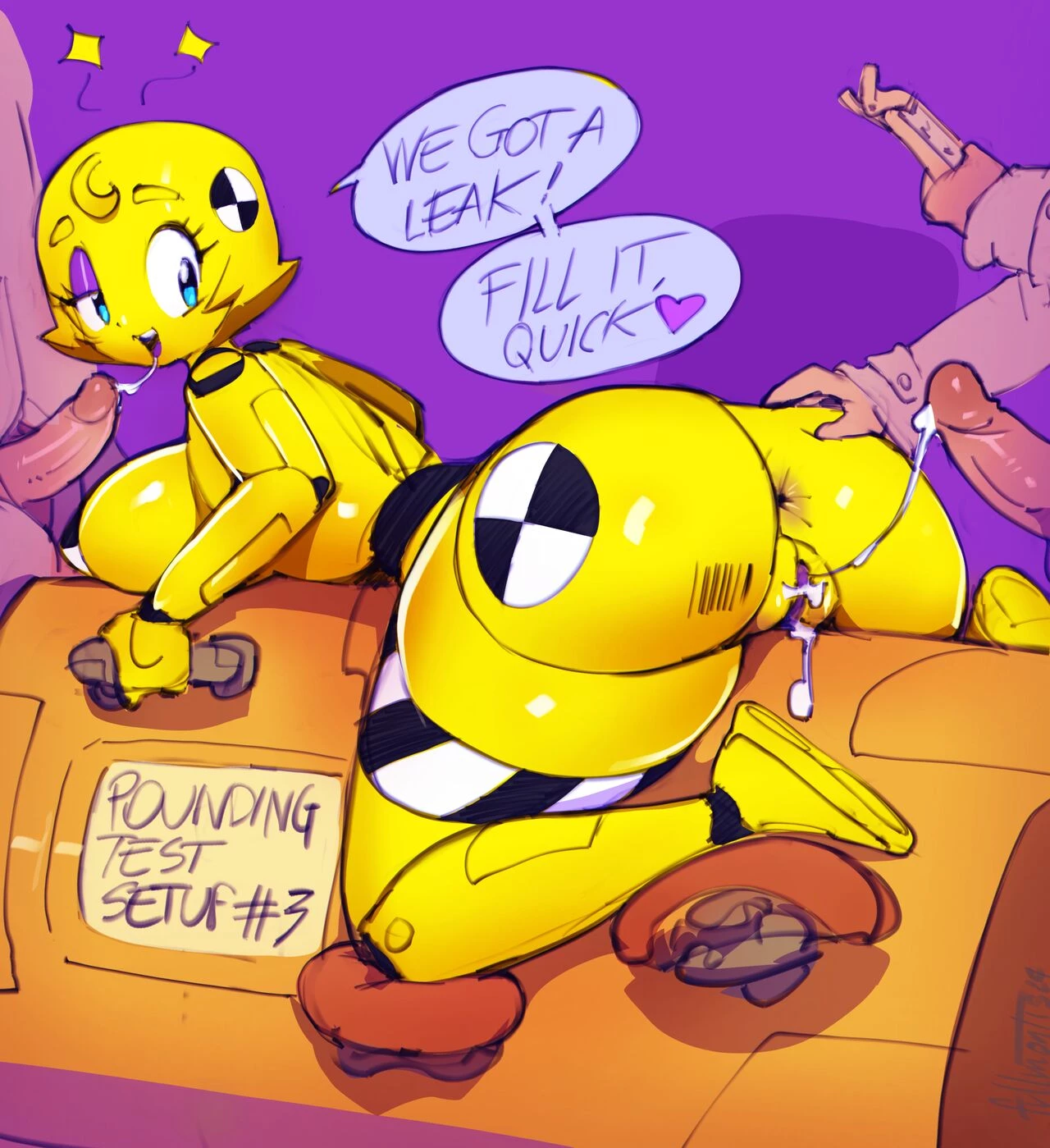 Patty the crash-test dummy porn comic picture 10