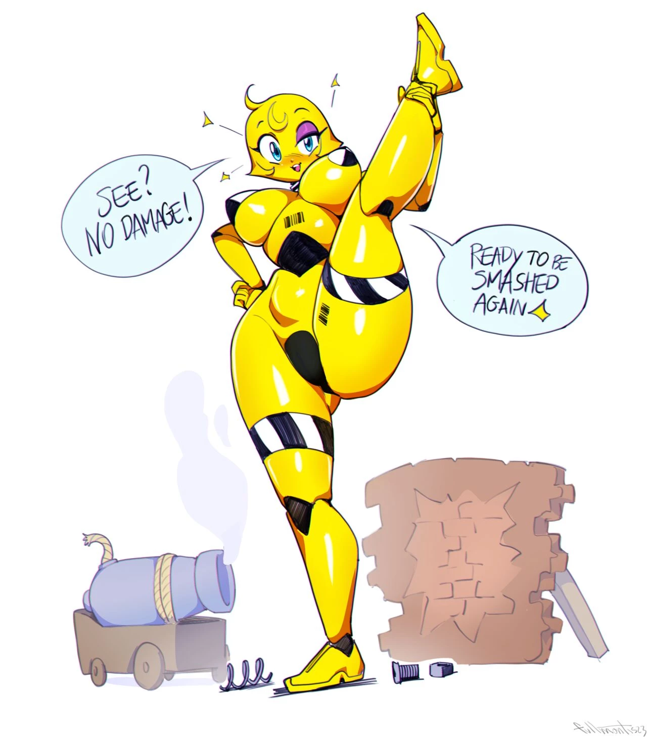 Patty the crash-test dummy porn comic picture 3