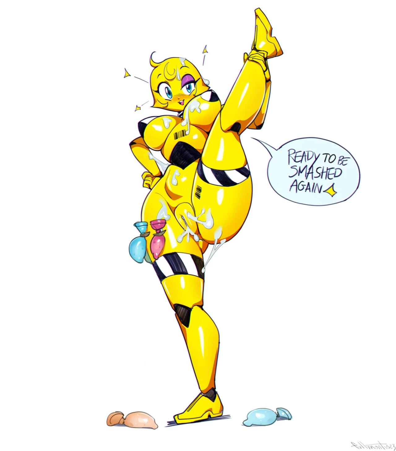 Patty the crash-test dummy porn comic picture 5