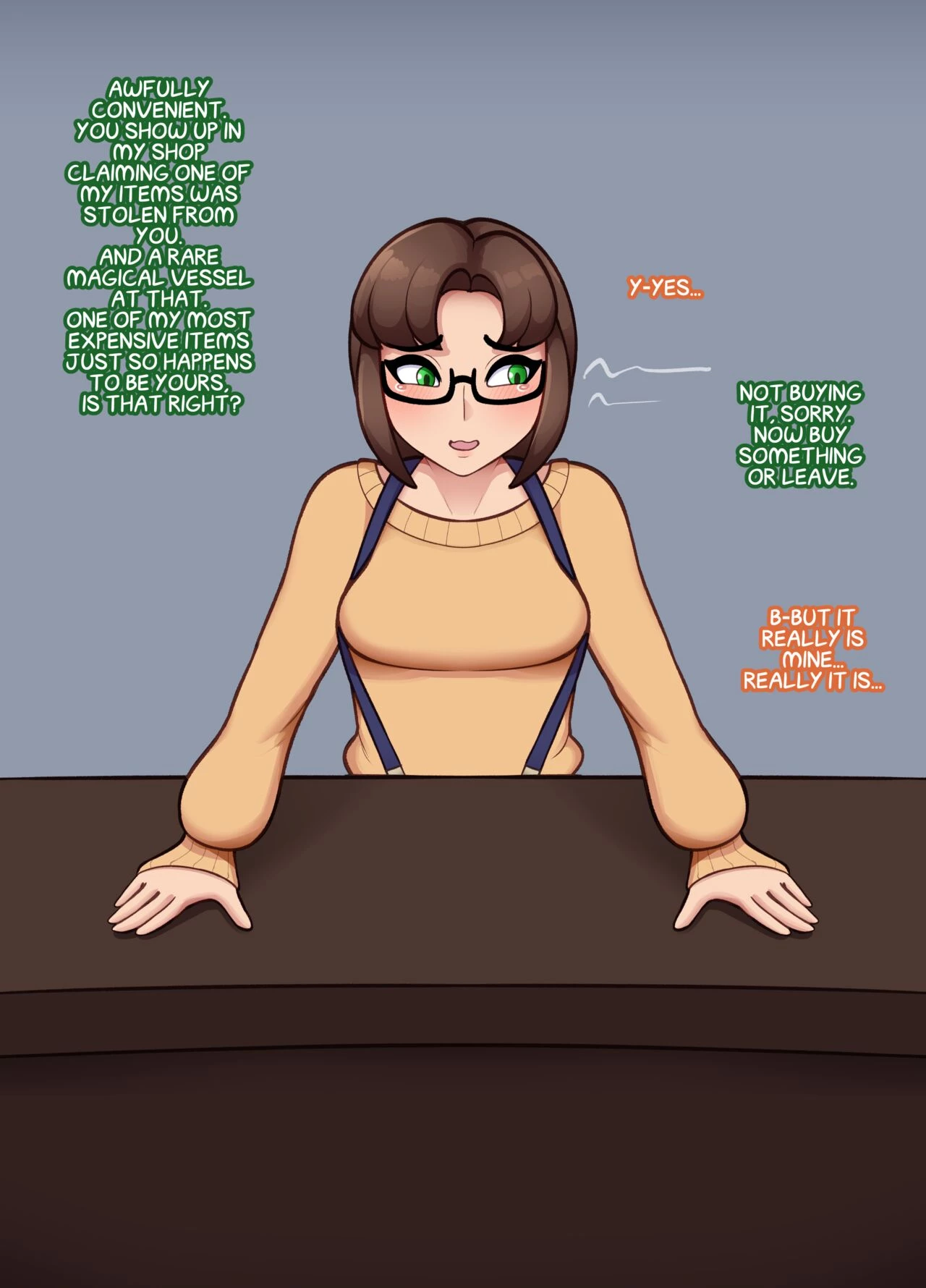 Pawnshop Peril, Corruption of a Sorceress porn comic picture 13