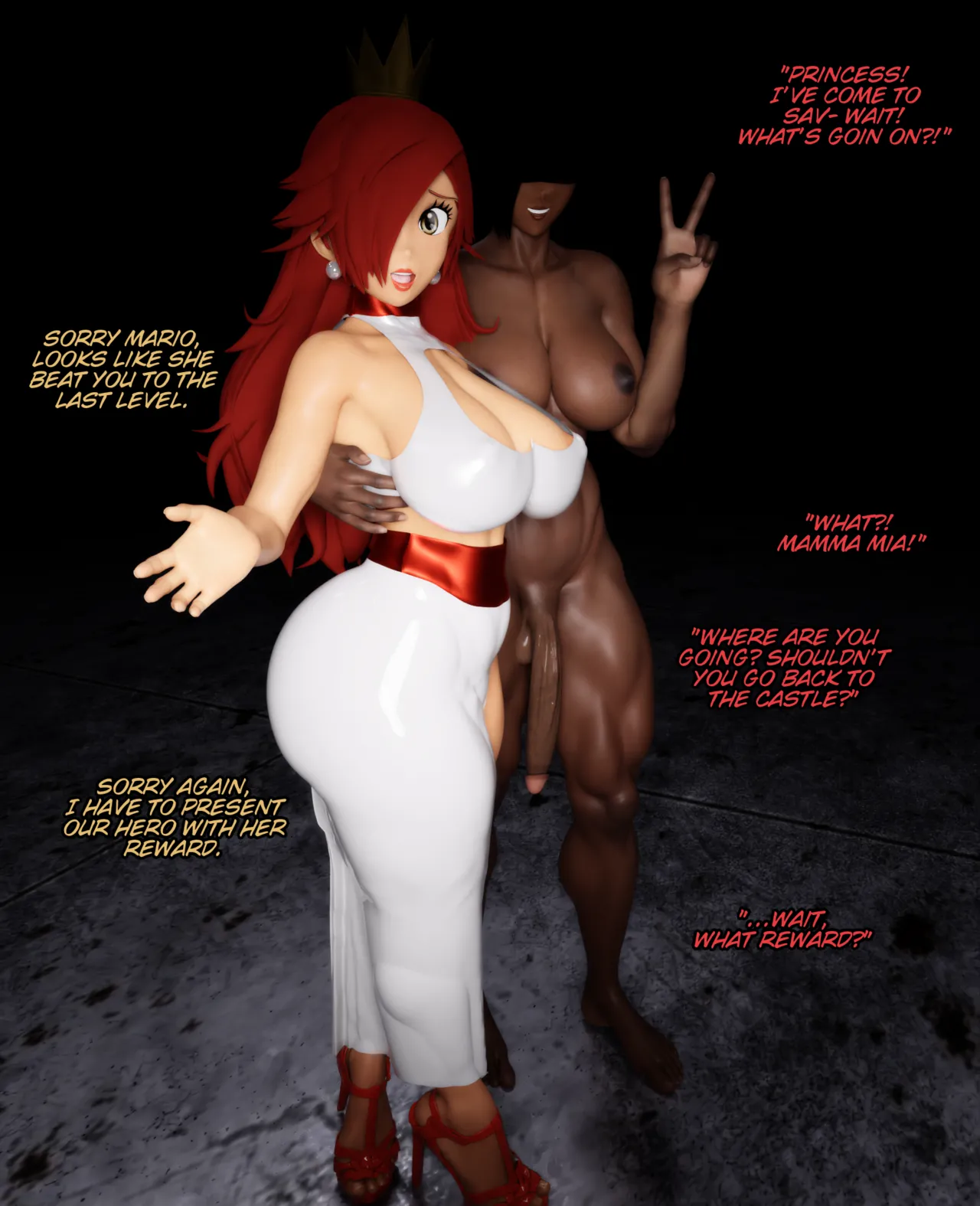 Peach '85 porn comic picture 1