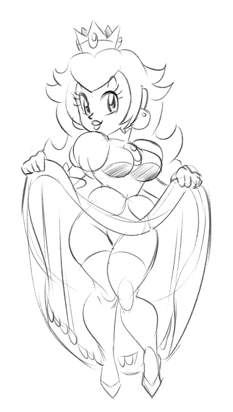 Peach and Bowser porn comic picture 15