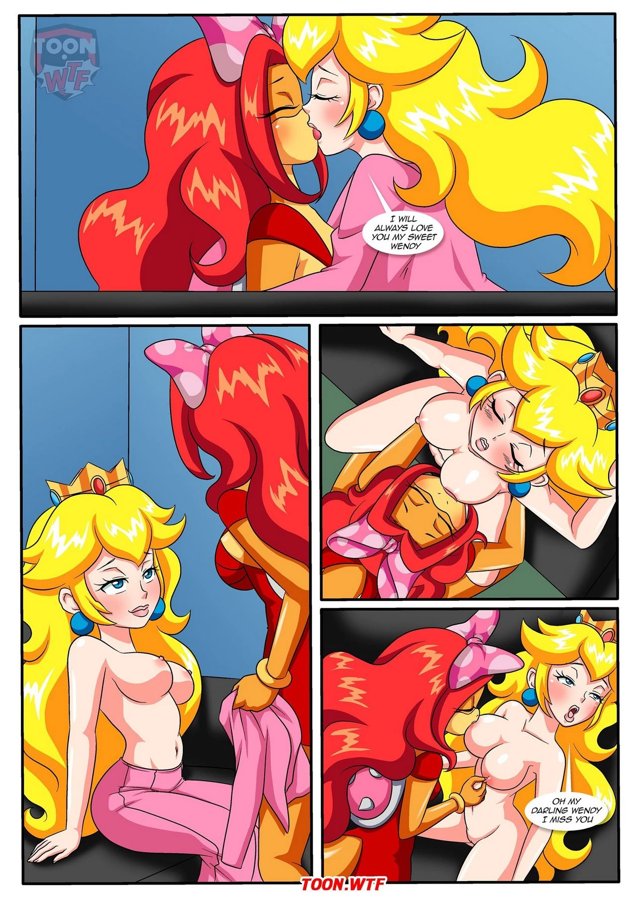 Peach x Wendy 5 porn comic picture 9