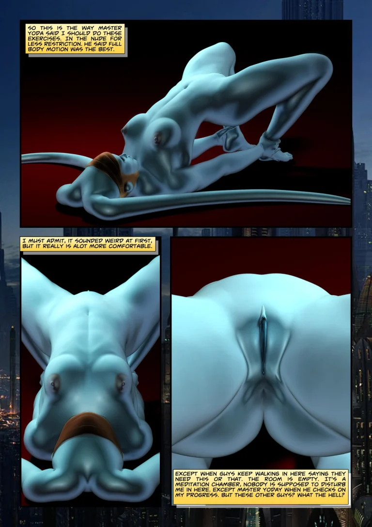 Penny Lustfuls: Yoda Yoga porn comic picture 2
